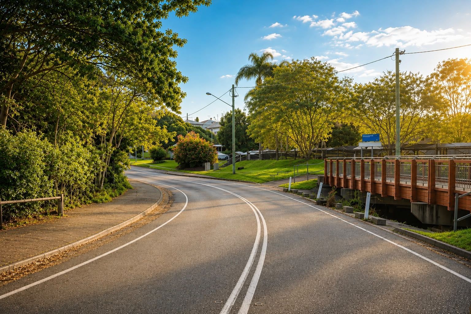 A quiet Brisbane suburban street